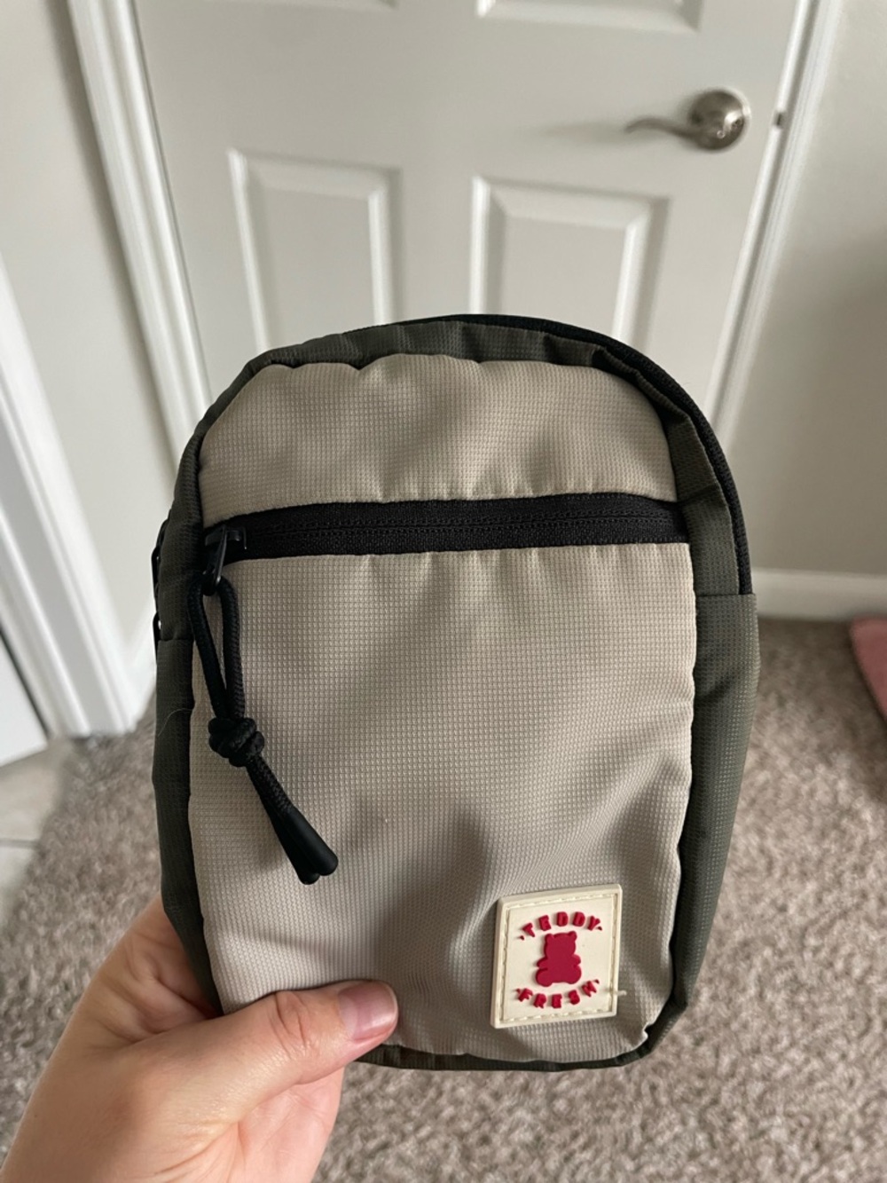 Neutral Crossbody Phone Bag